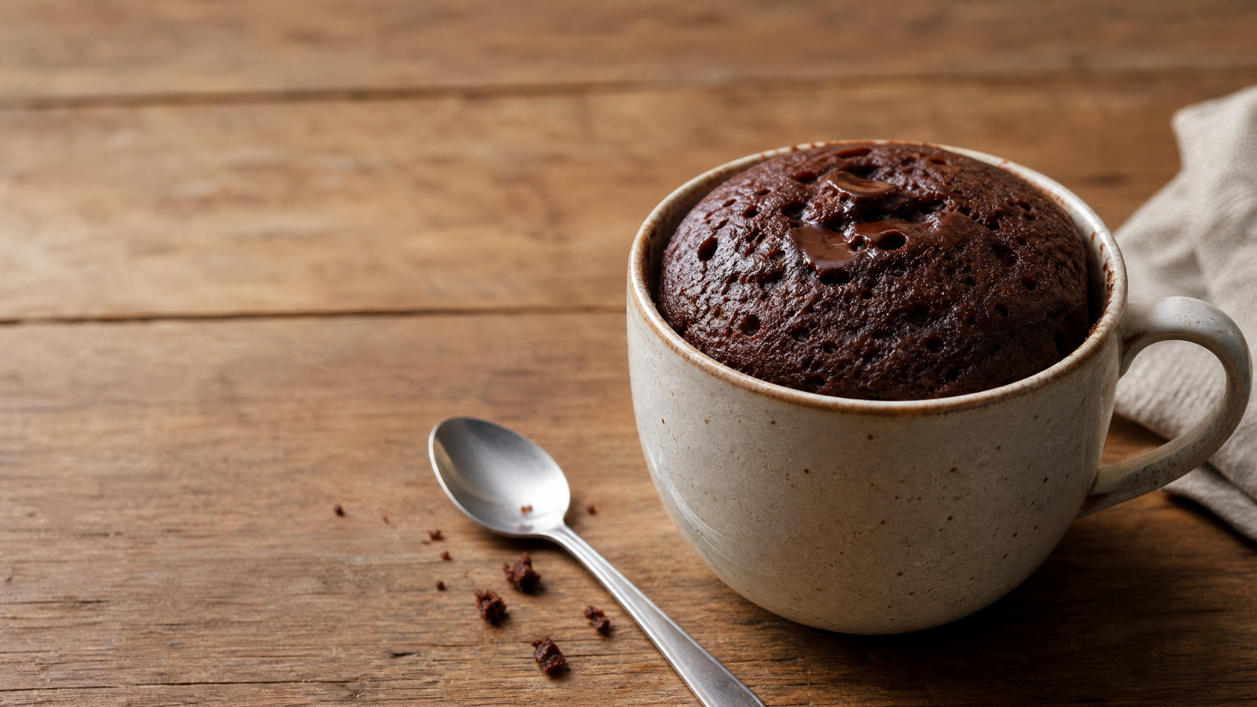 Bolo de Caneca de Chocolate: Receita Rápida: preparo caseiro em destaque