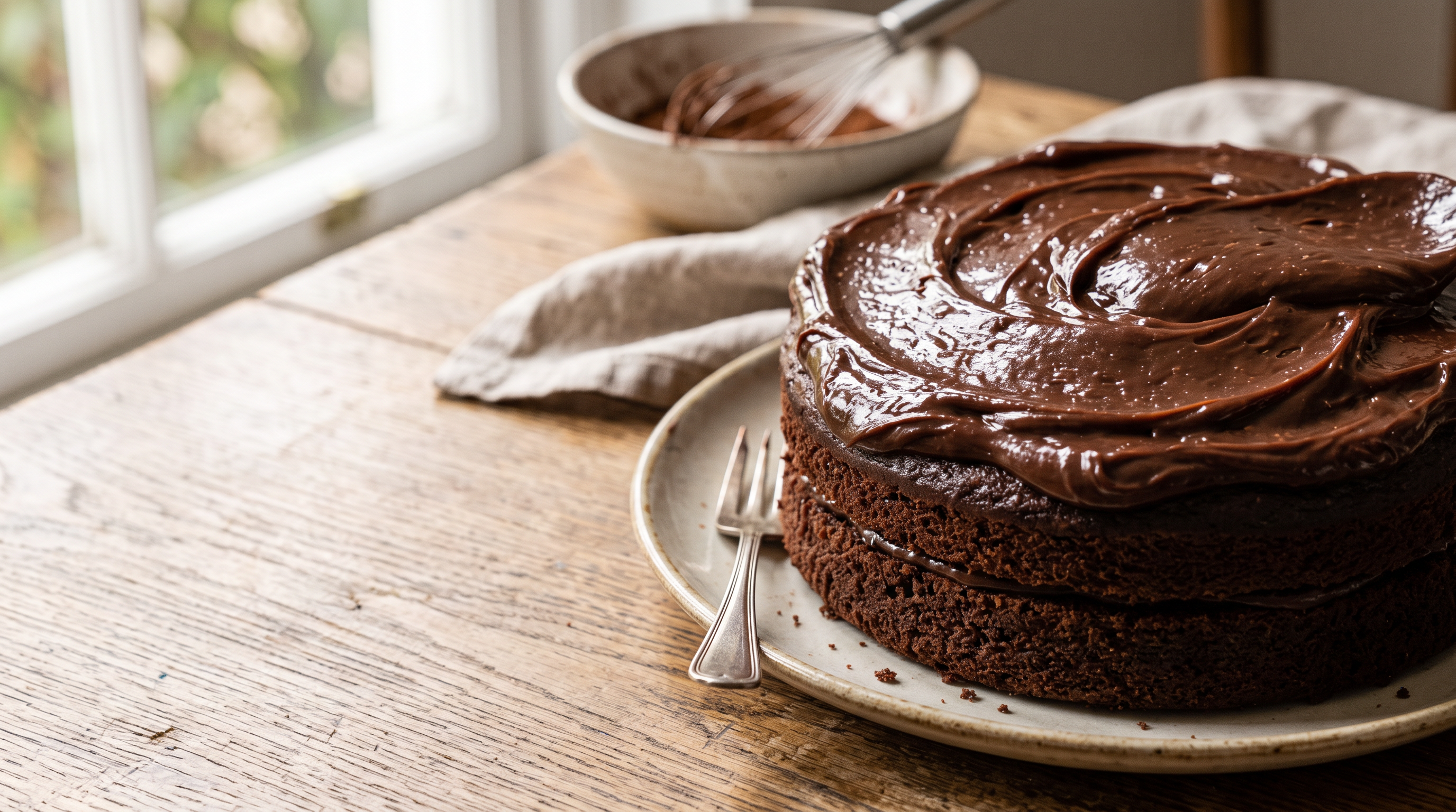 Imagem destacada da receita Cobertura de Brigadeiro para Bolo: Como Fazer o Ponto Cremoso Perfeito.